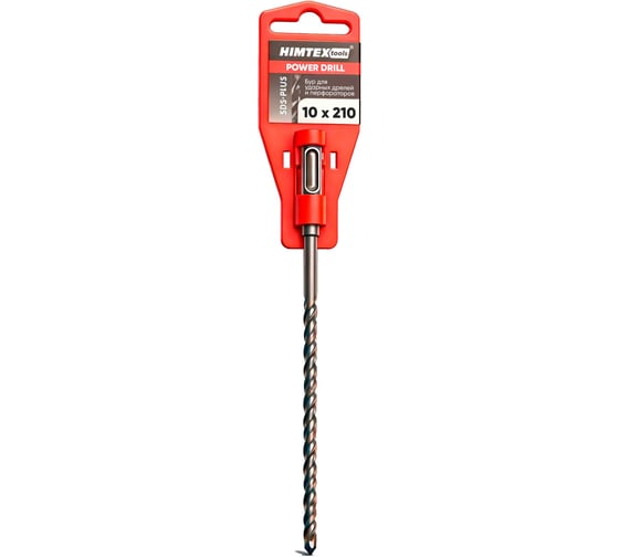 Бур для ударных дрелей и перфораторов HIMTEX SDS-PLUS (2 резца) tools 10х210 10210SPLUS2C
