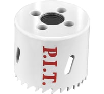 Коронка биметаллическая по металлу P.I.T. 140x44мм, сталь М42 (HSS Со 8%), перем. зуб AMED05-0140