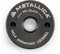 Гайка METALLICA для УШМ быстрозажимная облегченная Ultra М14, тип Е, в коробке 193851