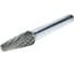 Бор-фреза твердосплавная Diamond Industrial тип F 10х20 мм S=6 мм параболическая DIDBFF1020 1