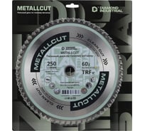 Диск пильный по листовой стали, чугуну Diamond Industrial 250х30/25.4 мм Z=60 TRF0 MetallCut DIDMET250Z60