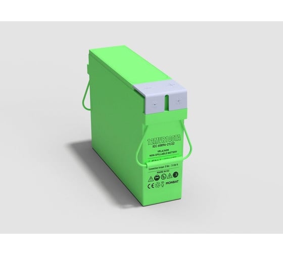 Фронт-терминальная аккумуляторная батарея Monbat AGM 12 V 100 Ah 12MVR100