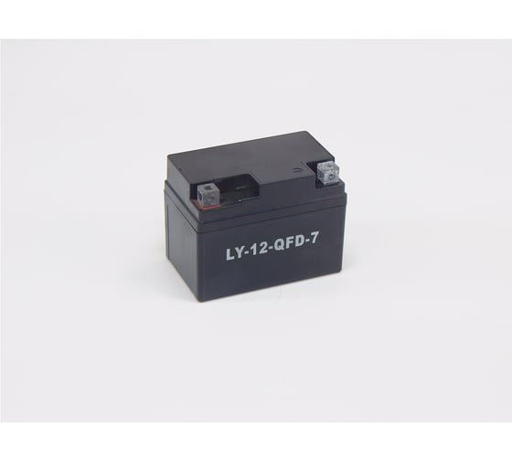 Аккумулятор пусковой LY-12-QFD-7 12V/7Ah свинцово-кислотный для генератора KM5000i (Wet battery) TOR 1046513
