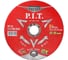 Диск отрезной по металлу P.I.T. 150x22.2x2.5 мм, 10 шт ACTW01-1504 1