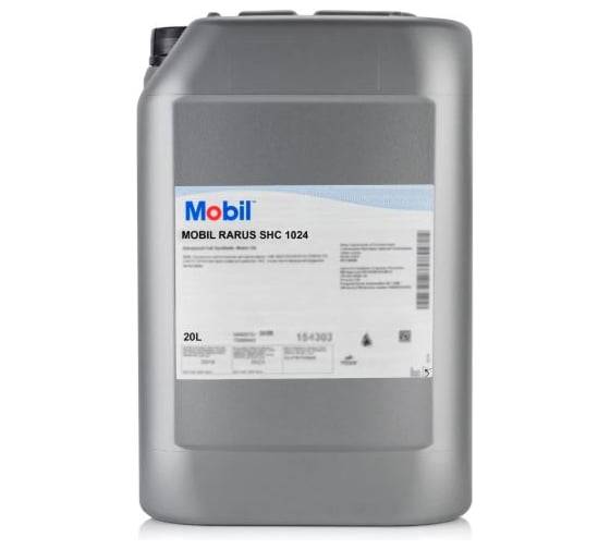 Масло компрессорное MOBIL  Rarus SHC 1024 синтетическое 20 л 154729 00-01423736