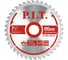 Диск пильный по дереву P.I.T. 190x30/20/16x2 мм 40T, тип зуба TCG ACTW04-190T40 2