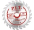 Диск пильный по дереву P.I.T. 180x20/16x2.2 мм 24T, тип зуба ATB ACTW10-180T24 2