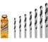 Набор сверел по металлу INGCO 7 шт., 2-6мм HSS INDUSTRIAL AKD1075 1