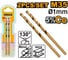 Сверло по металлу INGCO M35 HSS-Со 1 мм 2 шт INDUSTRIAL DBT01130011 3