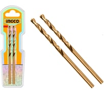 Сверло по металлу INGCO M35 HSS-Со 3 мм, 2 шт INDUSTRIAL DBT01130301