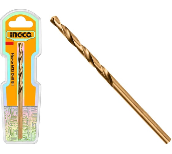 Сверло по металлу INGCO M35 HSS-Со 6.5 мм INDUSTRIAL DBT01130651