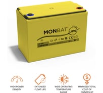 Аккумуляторная батарея MONBAT AGM 12 V 90 Ah 12UPM2500