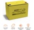 Аккумуляторная батарея MONBAT AGM 12 V 90 Ah 12UPM2500 1