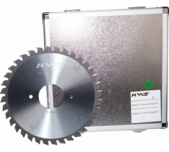 Диск пильный KWS PCD 200*50*4.3-5.3*36T P К5 PCNCC0131