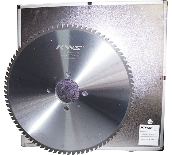 Диск пильный KWS PCD 400*75*4.4*84T TT К6 PCNPM0221