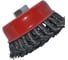 Щетка для УШМ по металлу VEBEX 102 мм металлическая чашка AGbrushM102 4