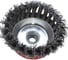 Щетка для УШМ по металлу VEBEX 102 мм металлическая чашка AGbrushM102 5