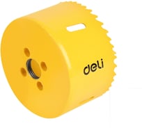 Коронка биметаллическая DELI 57мм DH-SKK057-E1 (макс глубина сверления 38мм, шаг зубьев 4-6мм, 42CrMo+M3) 171768
