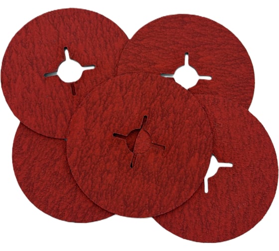 Круг фибровый Ceramic, P80, 125х22мм 5 шт/уп fibdp80-5