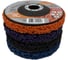 Круги зачистные коралловые STRONER комплект 4шт 125x22,2 4 шт/уп cord-4 1
