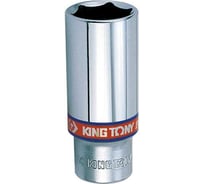 Головка торцевая глубокая шестигранная 3/8, 9/16, дюймовая KING TONY 323518S