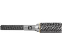 Борфреза твердосплавная цилиндрическая THORVIK TRRBB08200665-2 с торцевой заточкой, тип B, 8 мм, двойная насечка, в боксе 57006