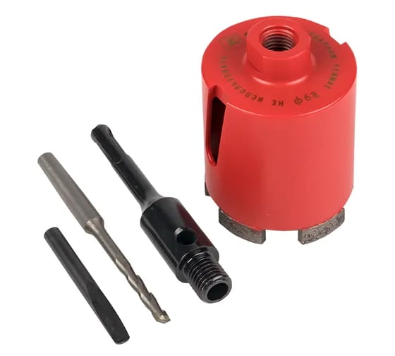 Коронка алмазная EKF DCH-68 (верхнее пылеудаление) Laser M16 SDS-Plus EXPERT dch-68-t-m16