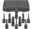 Набор головок-бит Rockforce TORX ударных 10 предметов, 1/2(T30, T40, T45, T50, T55, T60, T70, T80, T90, T100), в кейсе RF-41013MPB(54610) 1