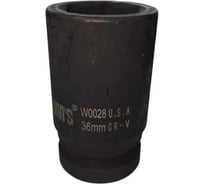 Головка торцевая ударная WYNNS 36мм 1 6 гр. (CR-V) W0028PP / Tools 00000148191