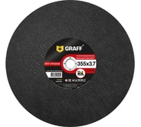 Круг отрезной по ж/д рельсам GRAFF 355x3,7x25,4 мм 10235537