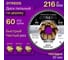 Диск пильный по дереву Diamond Industrial 216х30 мм Z=60 АТВ OTREOS OTRD216Z60 2