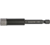 Коронка алмазная Hanskonner для дрели, TilePro, 12 мм, вакуумн. спекание алмазов H1055-12-12