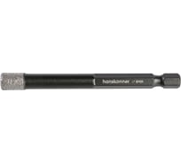 Коронка алмазная Hanskonner для дрели, TilePro, 8 мм, вакуумн. спекание алмазов H1055-12-08