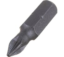 Бита крестовая с насечкой (РZ1x25 мм; S2; хвостовик 1/4") CNIC 68433