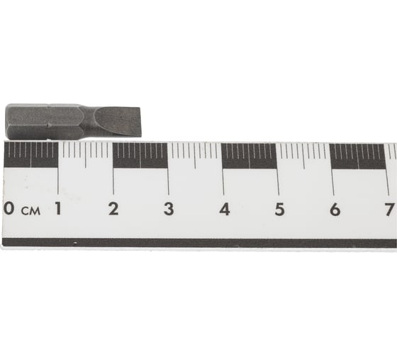 Бита шлицевая (10 шт; SL6x1x25 мм; CrV; хвостовик 1/4") CNIC 56834