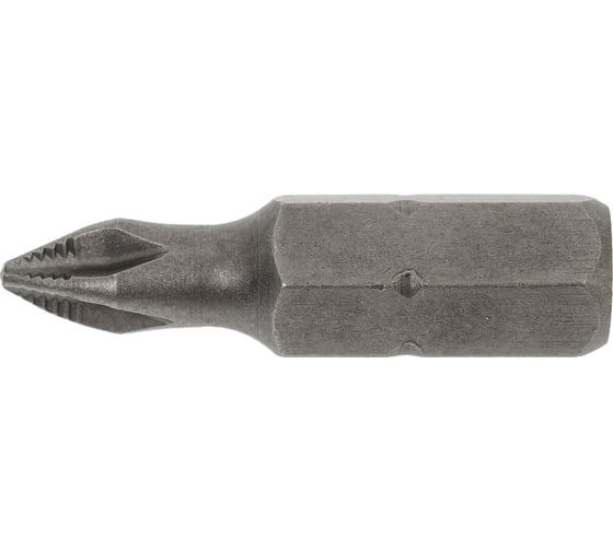 Бита крестовая с насечкой (РН1x25 мм; S2; хвостовик 1/4") CNIC 68499