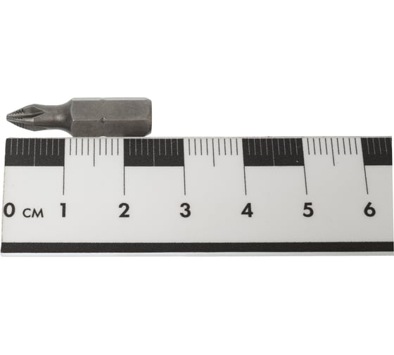 Бита крестовая с насечкой (РН1x25 мм; S2; хвостовик 1/4") CNIC 68499
