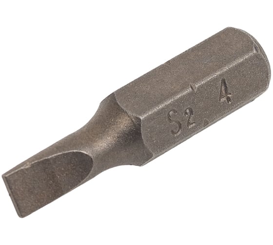 Бита шлицевая (SL4x0.8x25 мм; S2; хвостовик 1/4") CNIC 68562