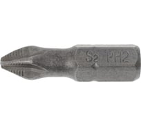 Бита крестовая с насечкой (10 шт; РН2x25 мм; S2; хвостовик 1/4") CNIC 56726
