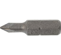 Бита крестовая (РН0x25 мм; CrV; хвостовик 1/4") CNIC 68491