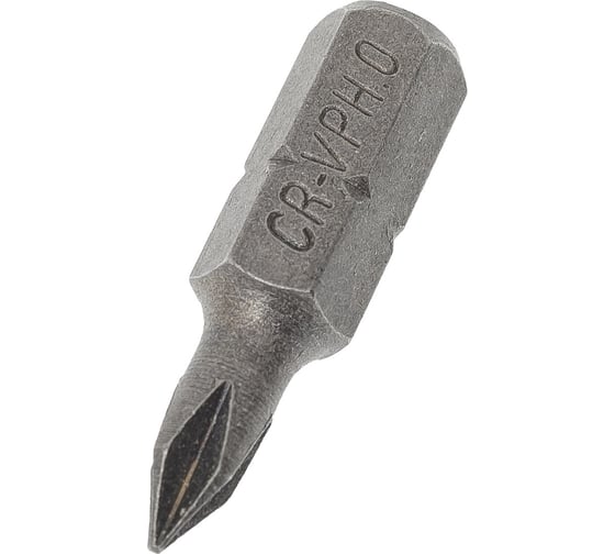 Бита крестовая (РН0x25 мм; CrV; хвостовик 1/4") CNIC 68491