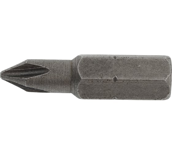 Бита крестовая (РН1x25 мм; CrV; хвостовик 1/4") CNIC 68497 1