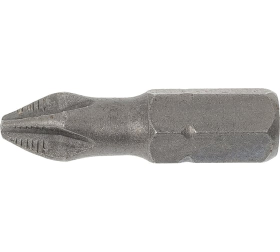 Бита крестовая с насечкой (РН2x25 мм; S2; хвостовик 1/4") CNIC 68518 1