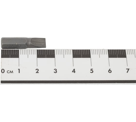 Бита шлицевая (SL6x1x25 мм; CrV; хвостовик 1/4") CNIC 68574