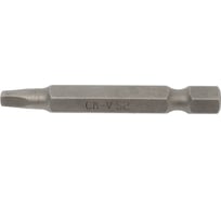 Биты квадратные (48 шт; S2; 3x3x50 мм; CrV; E1/4") CNIC 55143