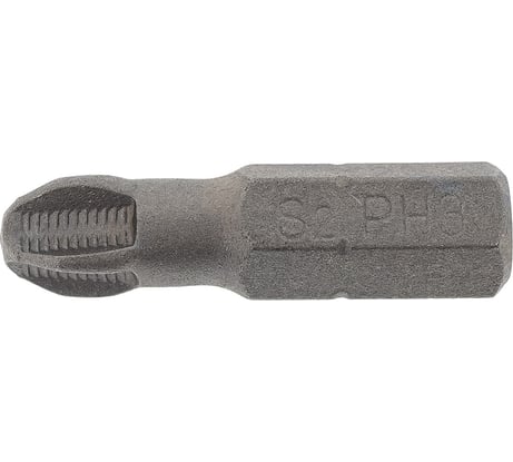 Бита крестовая с насечкой (РН3x25 мм; S2; хвостовик 1/4") CNIC 68537