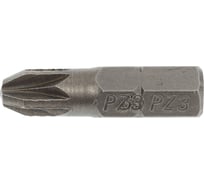 Бита крестовая (10 шт; РZ3x25 мм; S2; хвостовик 1/4") CNIC 56761