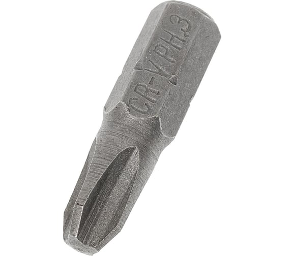 Бита крестовая (10 шт; РН3x25 мм; CrV; хвостовик 1/4") CNIC 56670