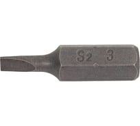 Бита шлицевая (10 шт; SL3x0.5x25 мм; S2; хвостовик 1/4") CNIC 56824