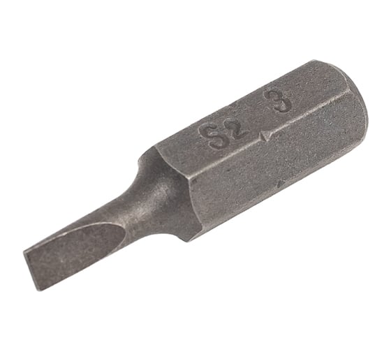 Бита шлицевая (10 шт; SL3x0.5x25 мм; S2; хвостовик 1/4") CNIC 56824